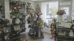 produits au magasin funeraire